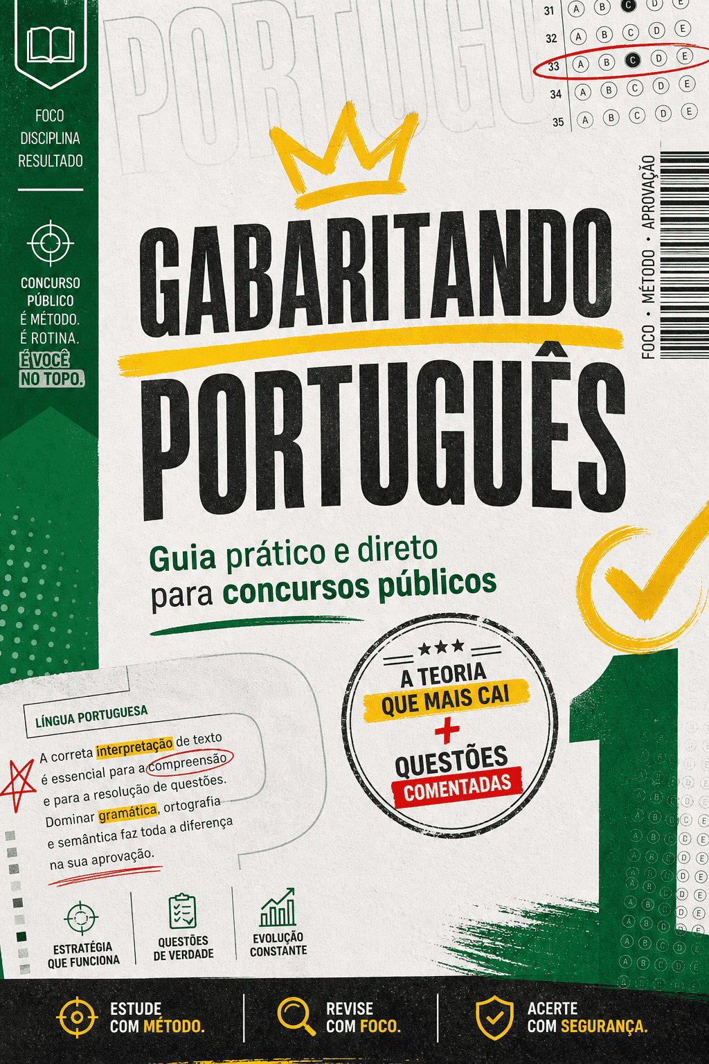 Capa do material de Português